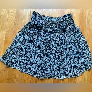 Burberry Brit Leopard Print Mini Skirt, size 6